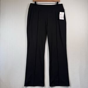 AFITNE Women Active Stretch High Waist Cropped Pant Business Casual Black sz XXL